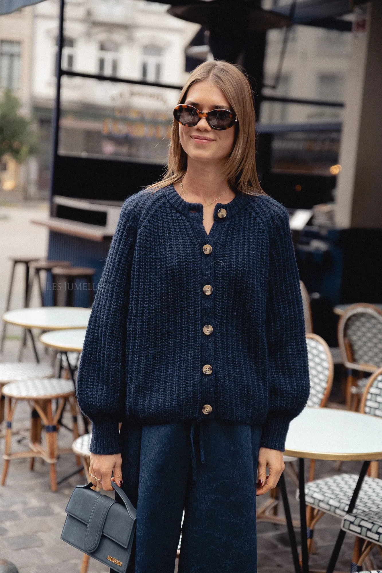 Alix cardigan navy