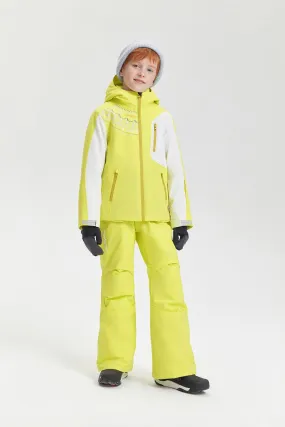 Aurora borealis Skiing Puffer Jacket