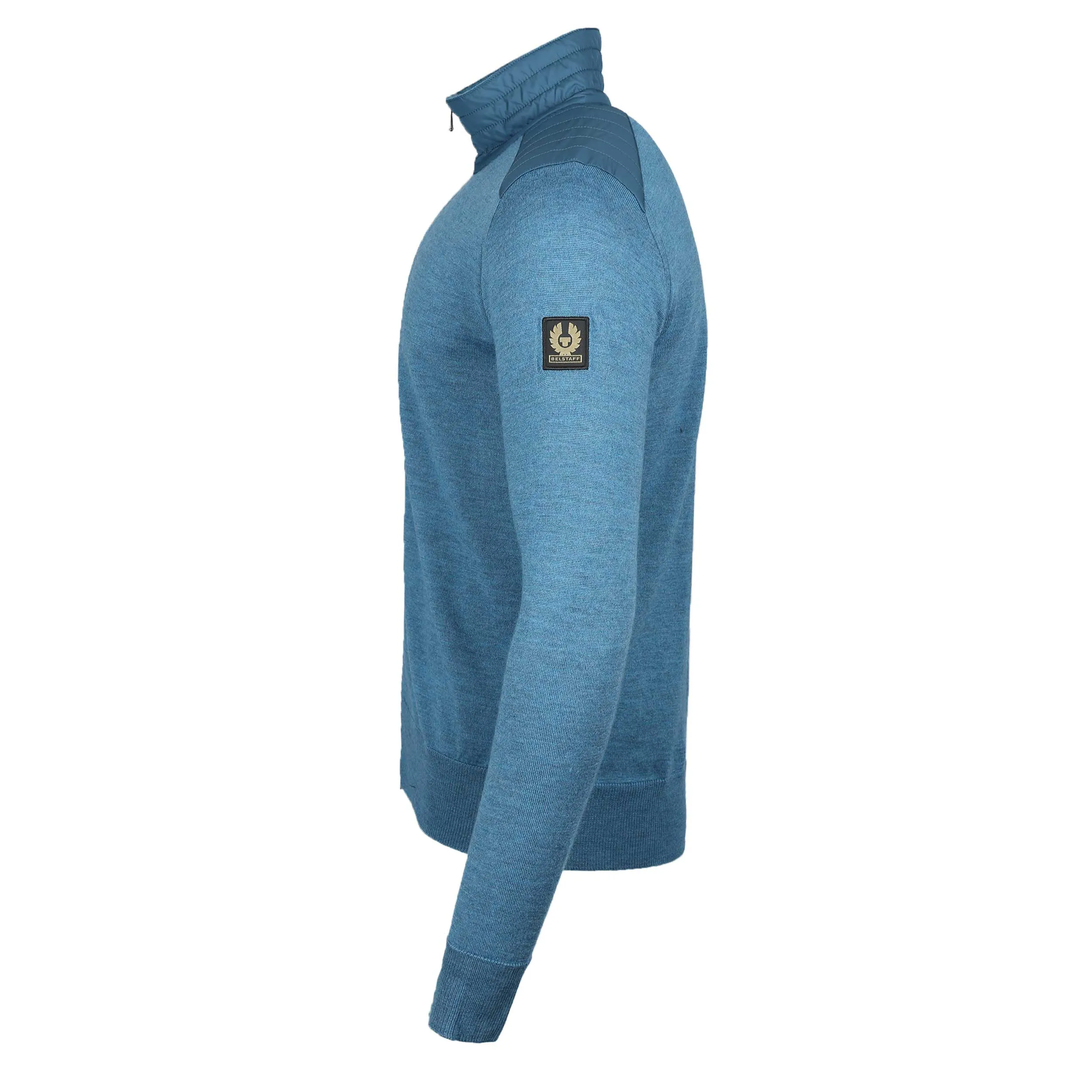 Belstaff Kelby Zip Cardigan in Legion Blue