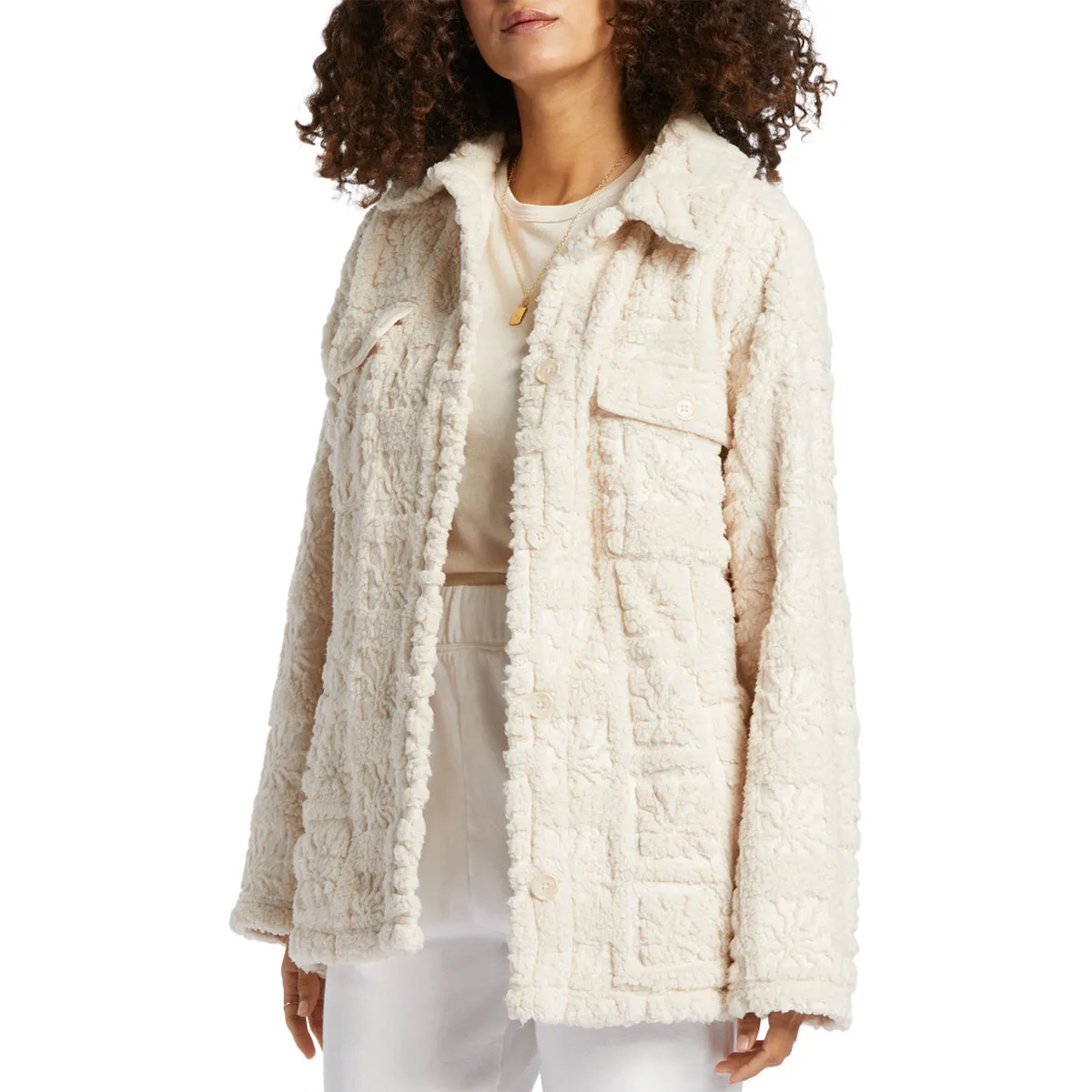 Billabong Women's Fairbanks Teddy Bear Jacket