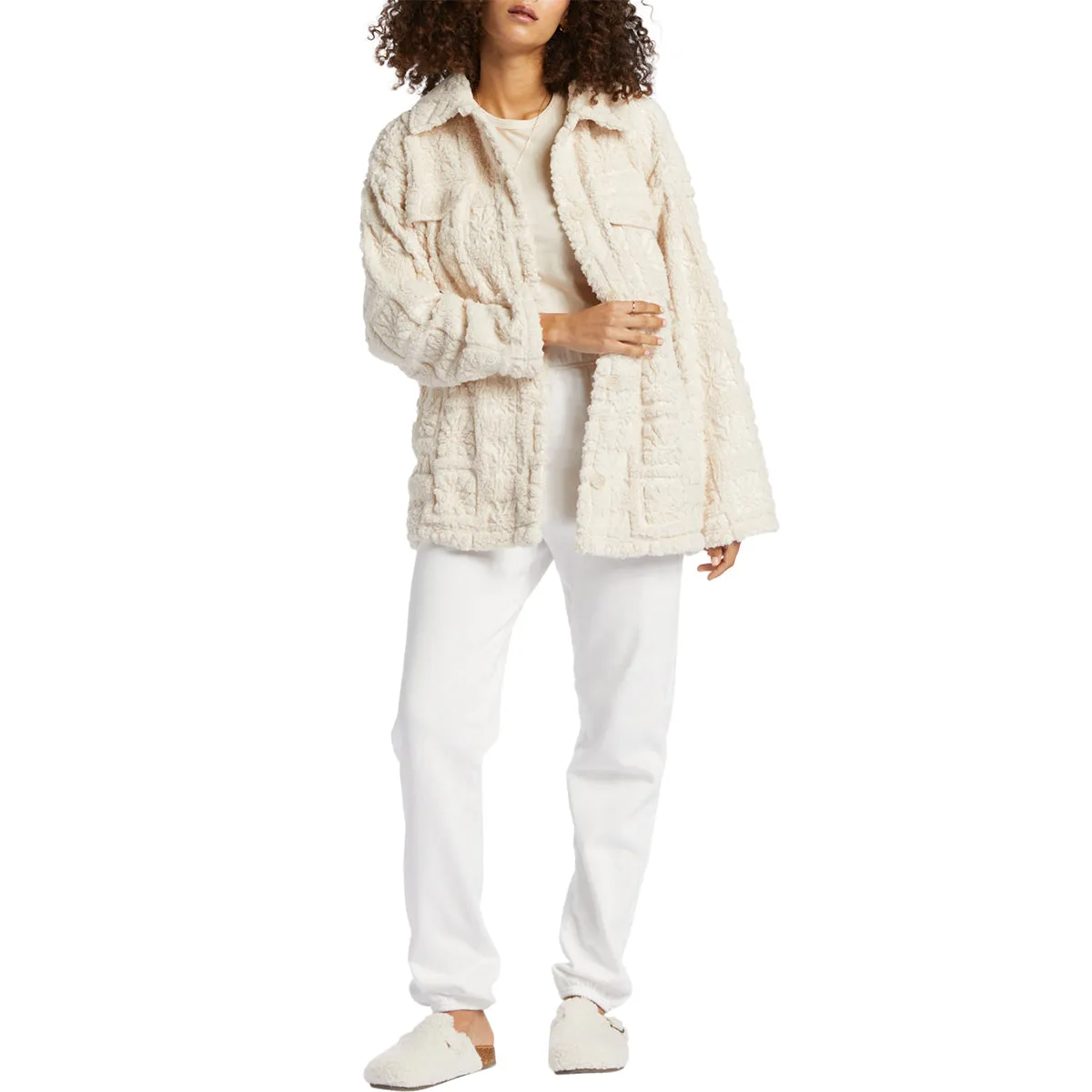 Billabong Women's Fairbanks Teddy Bear Jacket