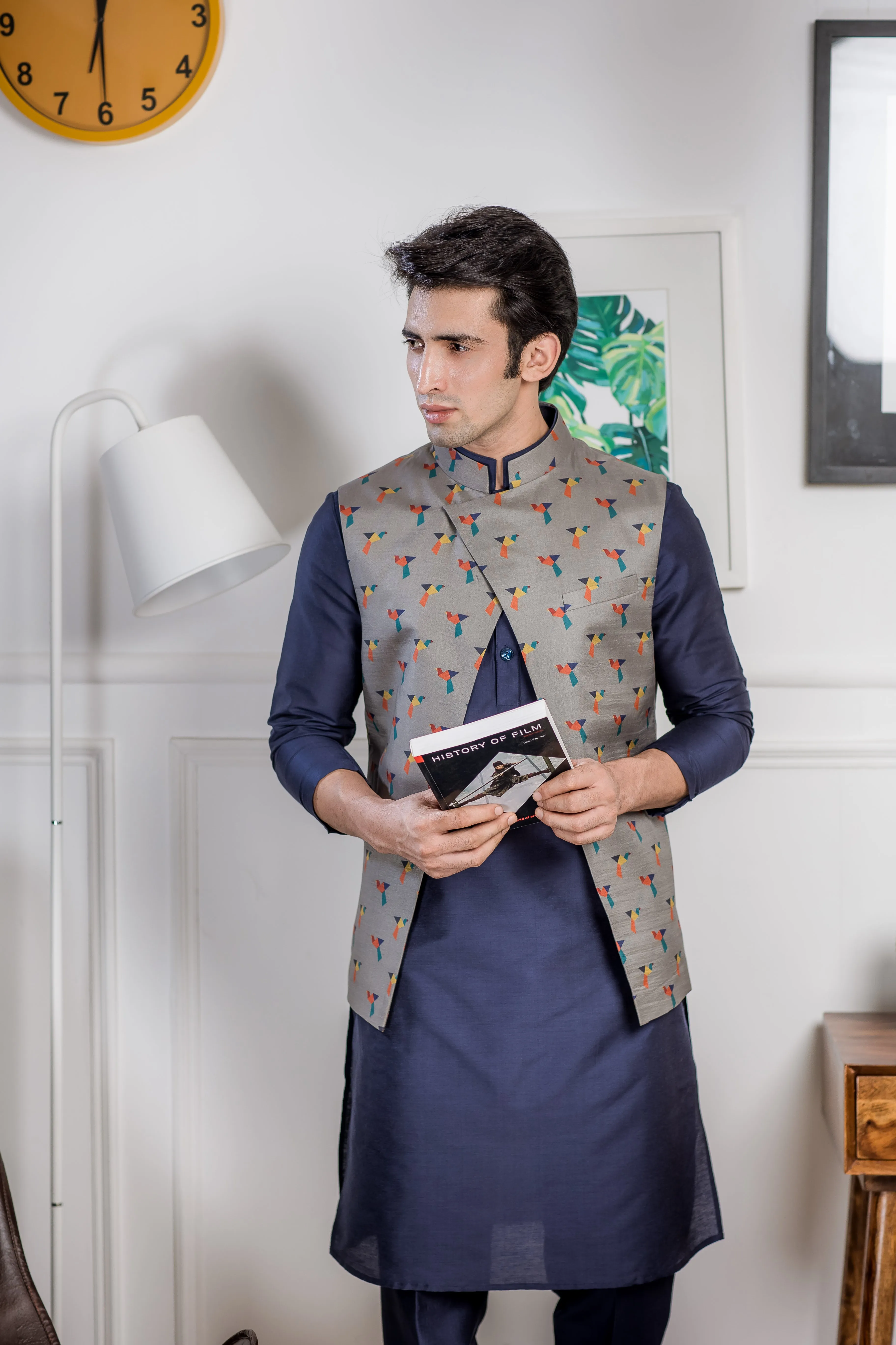 Birds of Paradise - Nehru Jacket