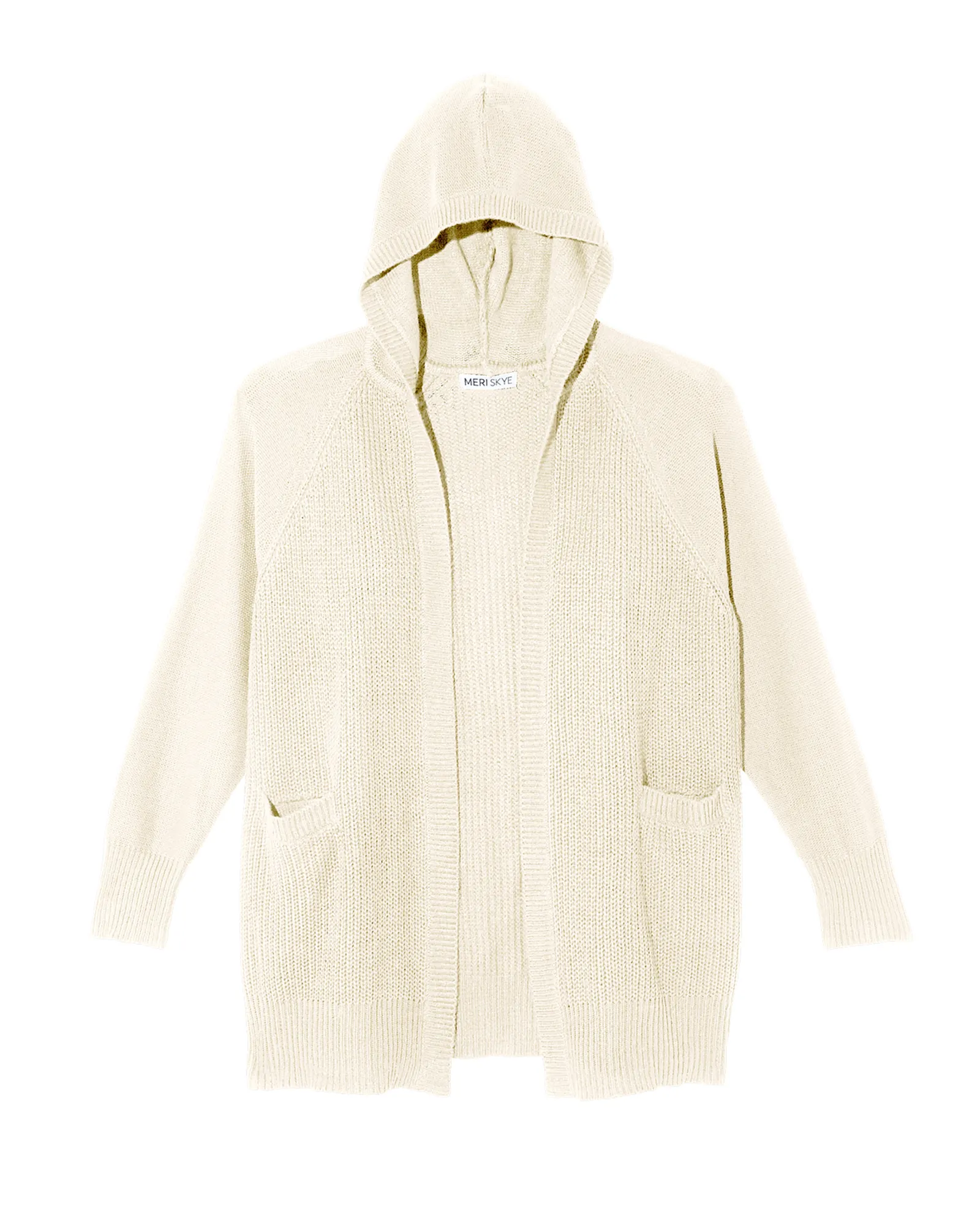 Blanche Elbow Patch Cardigan | White