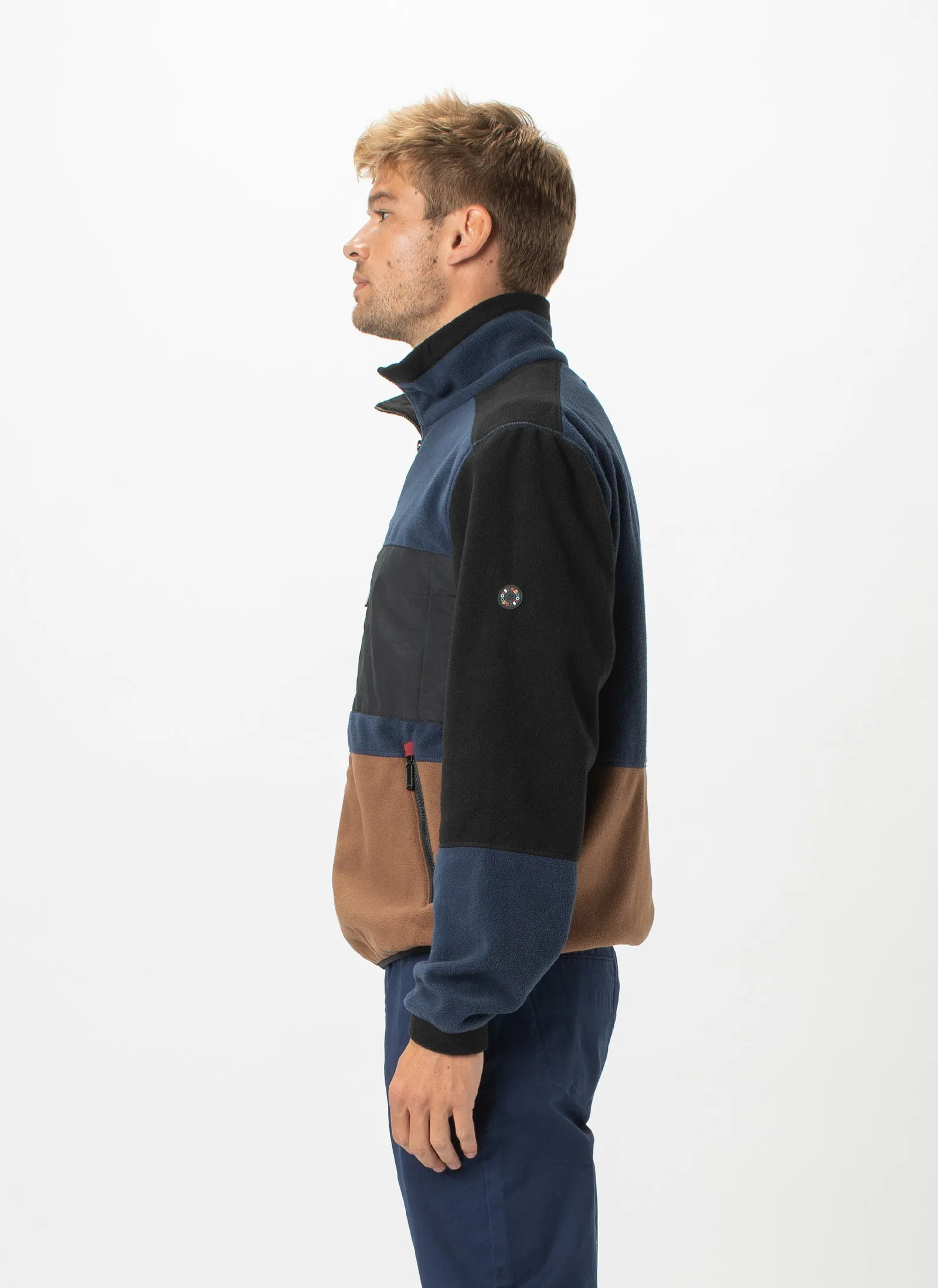 B.Quick Polarfleece Jacket Navy Panel