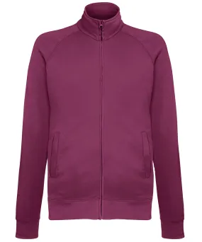 Burgundy - Lightweight sweatshirt jacket