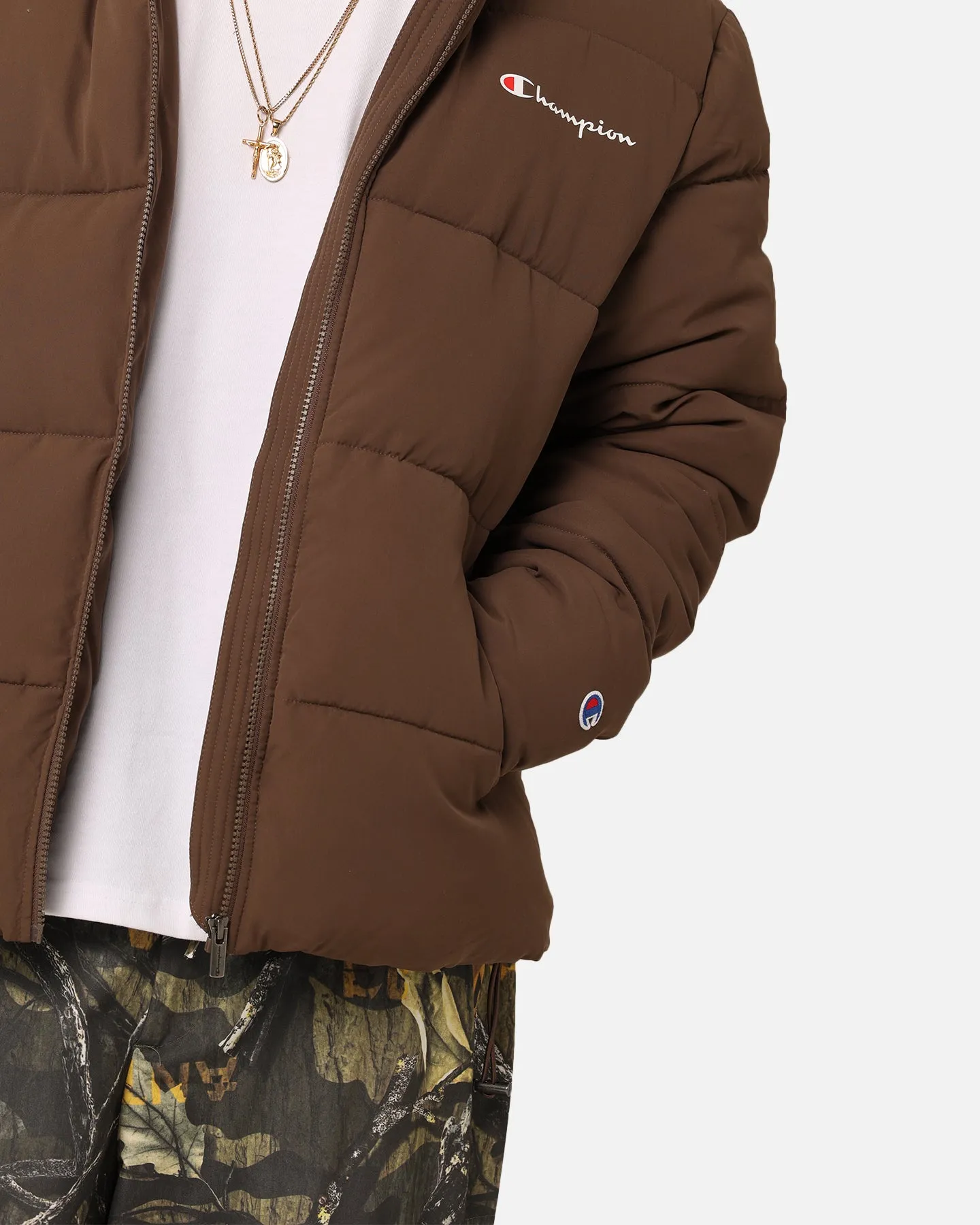 Champion Rochester Puffer Jacket Espresso Martini