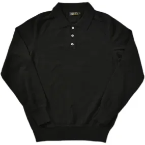 Classic Elegant Polo Shirt for Men - Long Sleeves, Pure Cotton