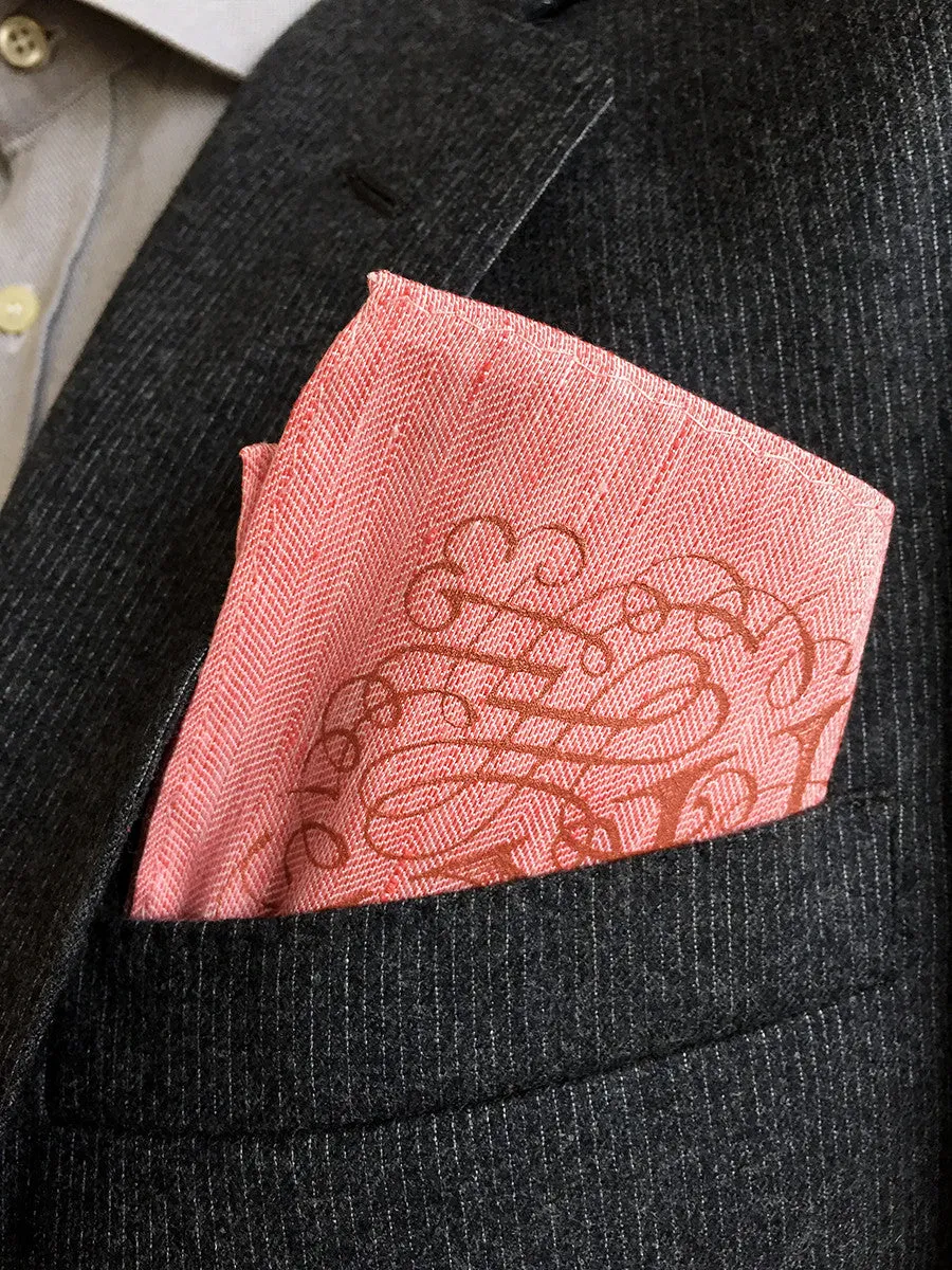 Custom Printed Linen Pocket Squares