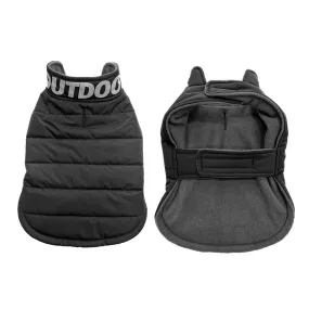 DOG JACKET PUFFER – OUTDOOR - BLACK