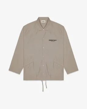 FOG ESSENTIALS SS20 REFLECTIVE LOGO SOUVENIR TAUPE COACH JACKET -