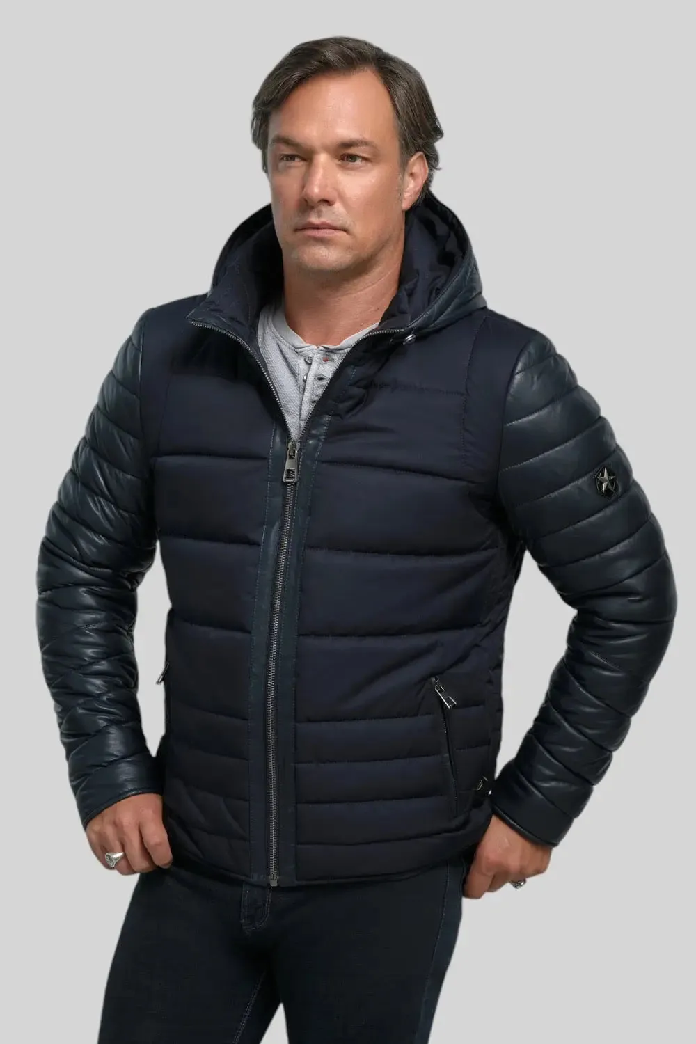 Francesco Leather Parka