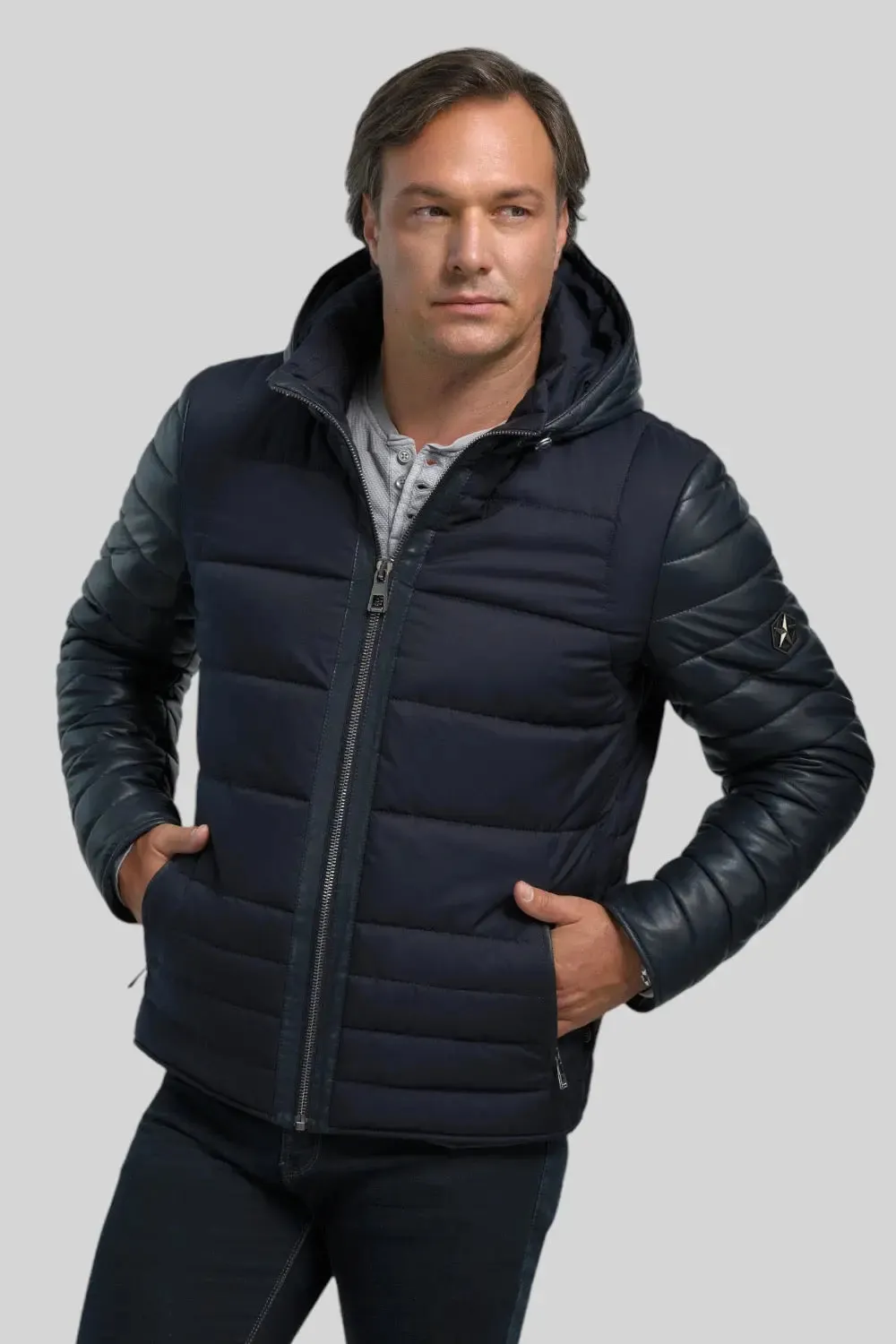 Francesco Leather Parka