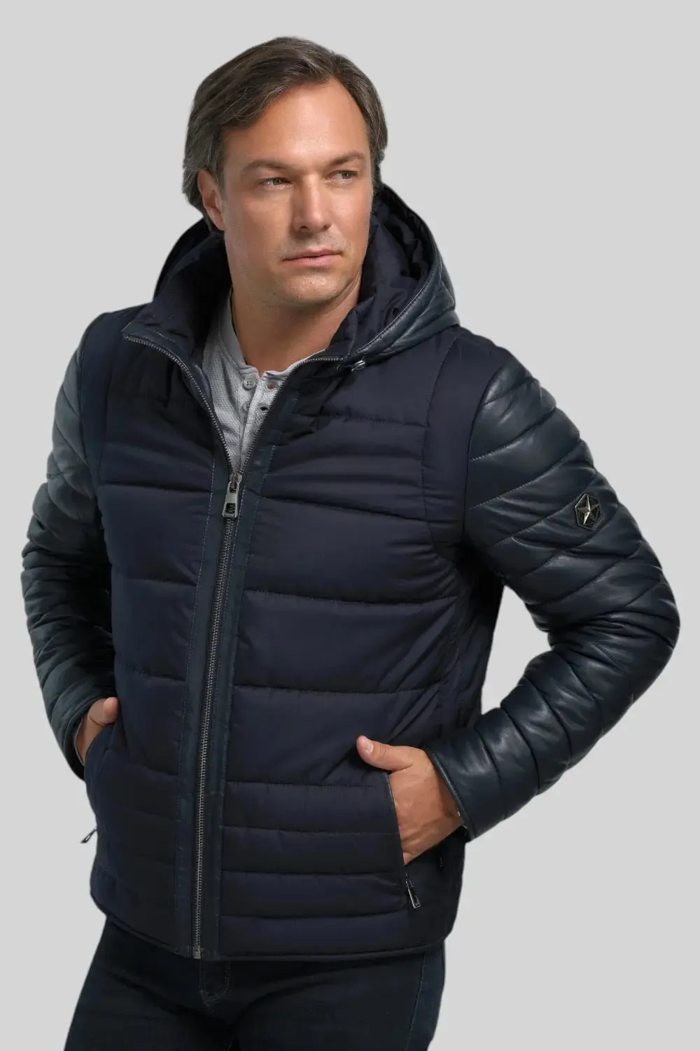 Francesco Leather Parka