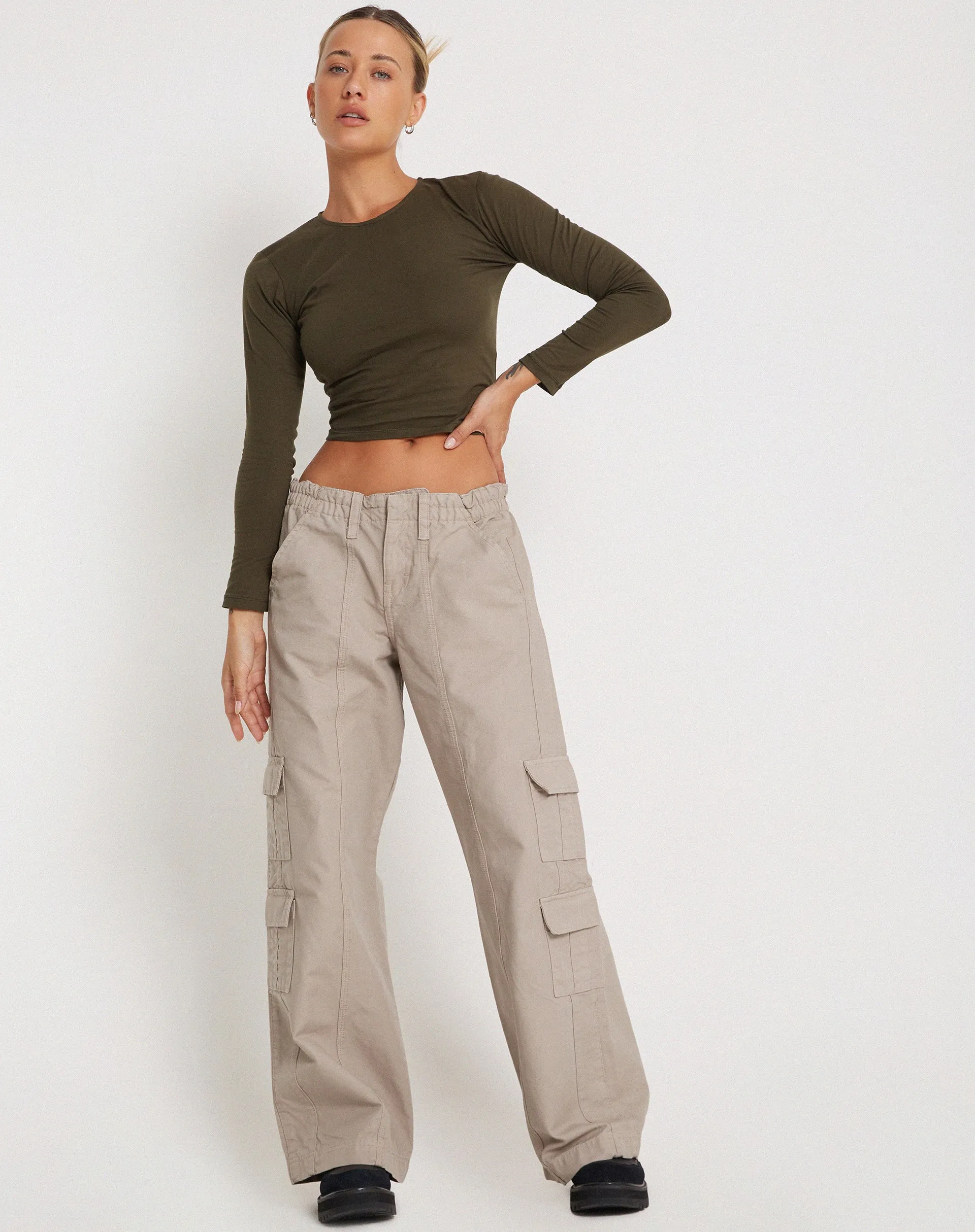 Hansa Cargo Trouser in Stone