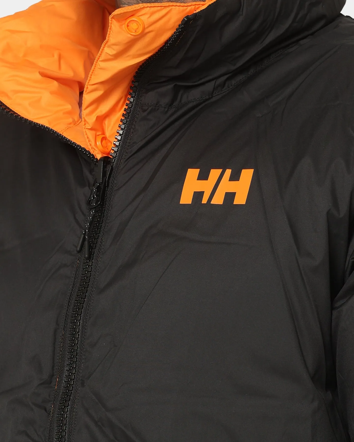 Helly Hansen HH Reversible Down Puffer Jacket Poppy Orange