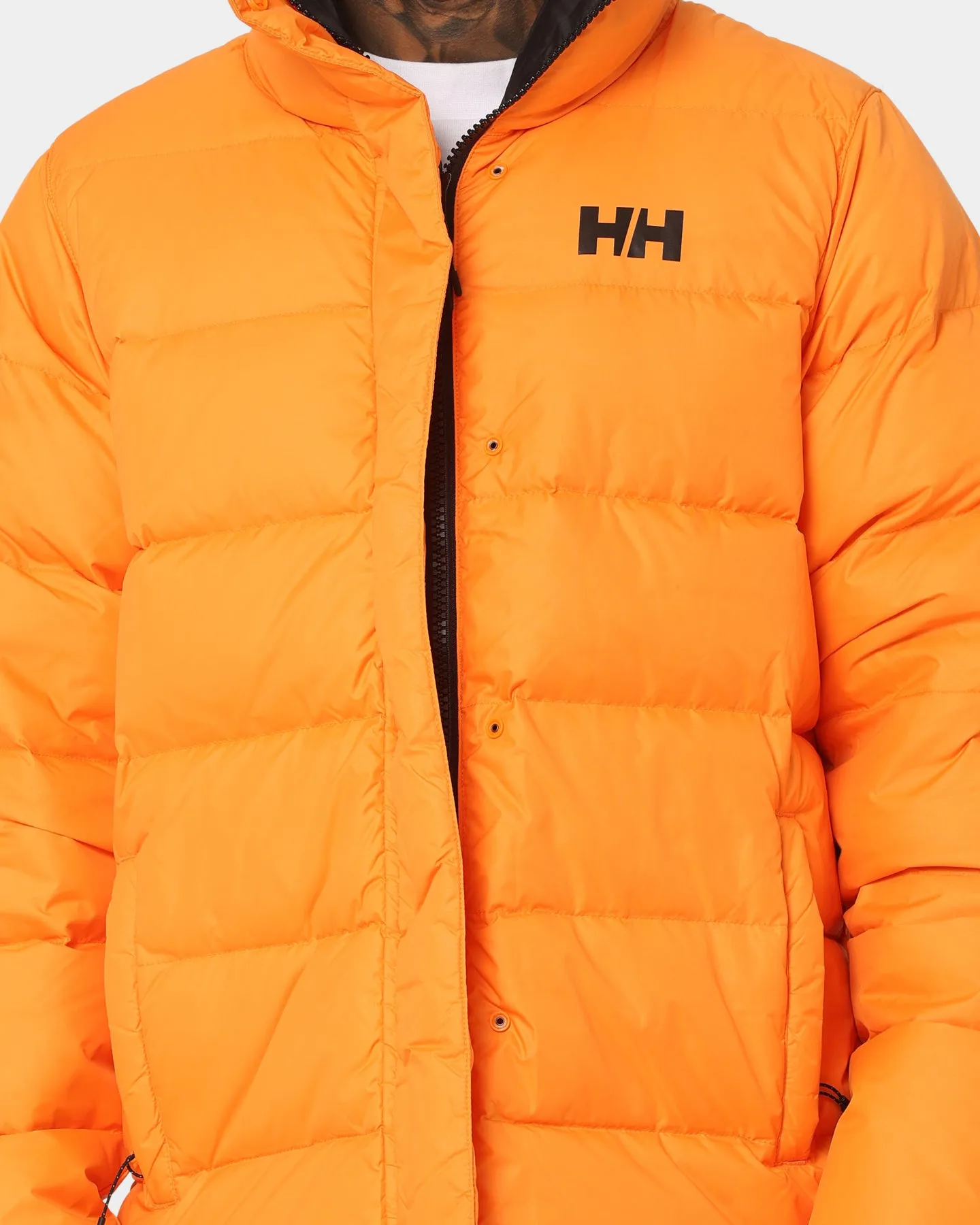 Helly Hansen HH Reversible Down Puffer Jacket Poppy Orange