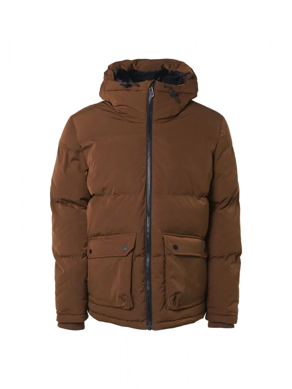 Jacket Short Fit Hooded Padded | Camel