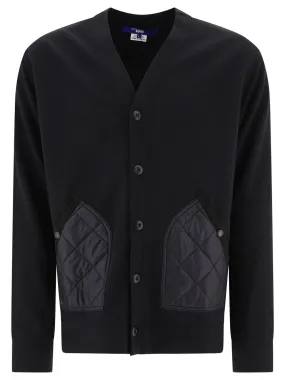 JUNYA WATANABE MAN Men's Black Quilted Cardigan for FW24