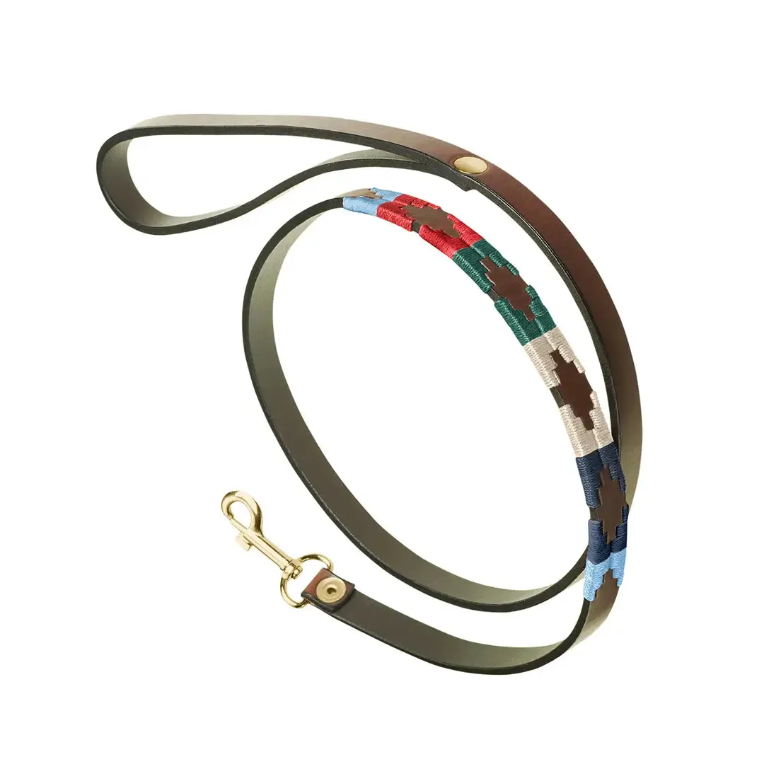 Leather Dog Lead Multi by Pampeano