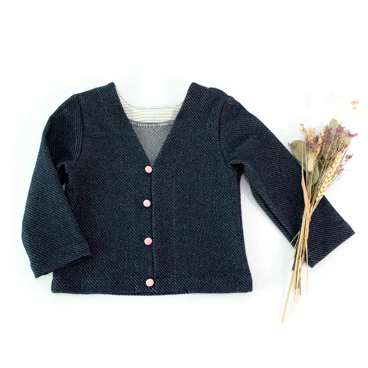 MASHA cardigan/sweater - Girl 3/12Y - Paper Sewing Pattern