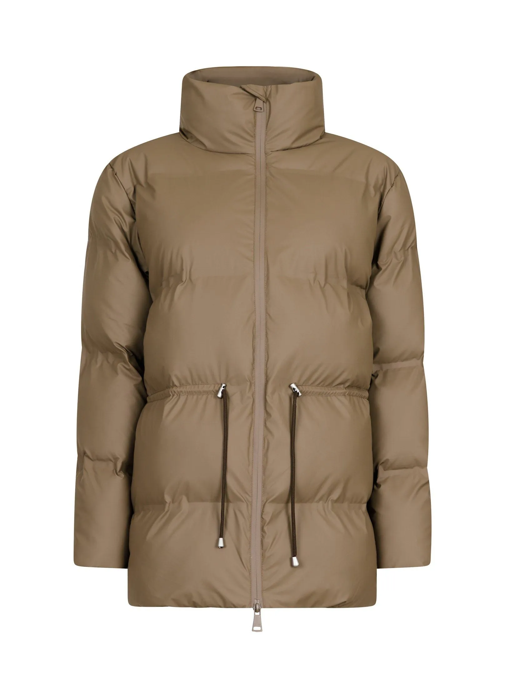 Mayra C Puffer Jacket - Dark Taupe