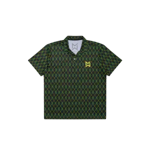 Midway Sports Men's "Iguana Greens" Argyle Golf Polo