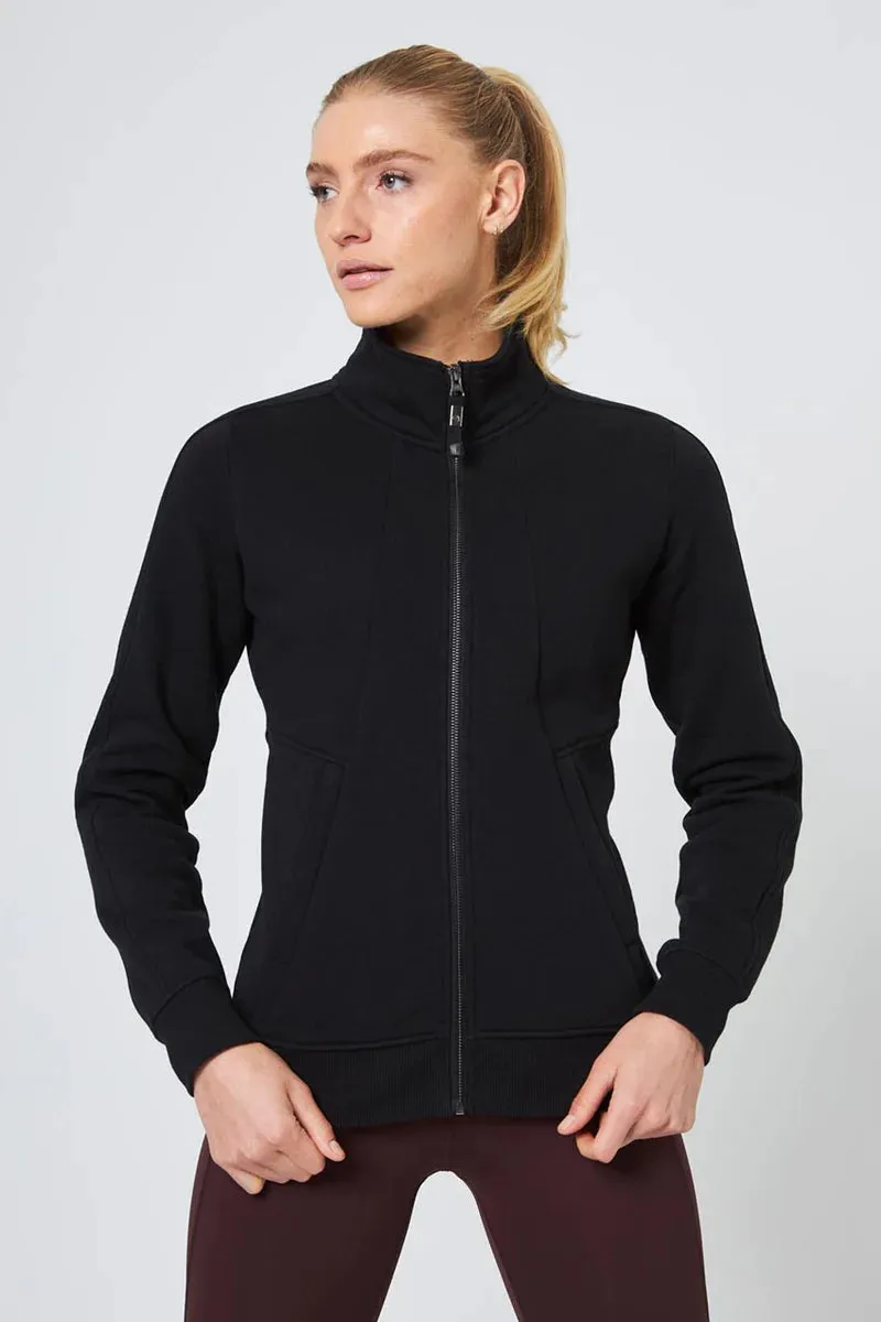 MPG Jackets - Women's Ease Organic Cotton Recycled Polyester Zip-Up with Standing Collar