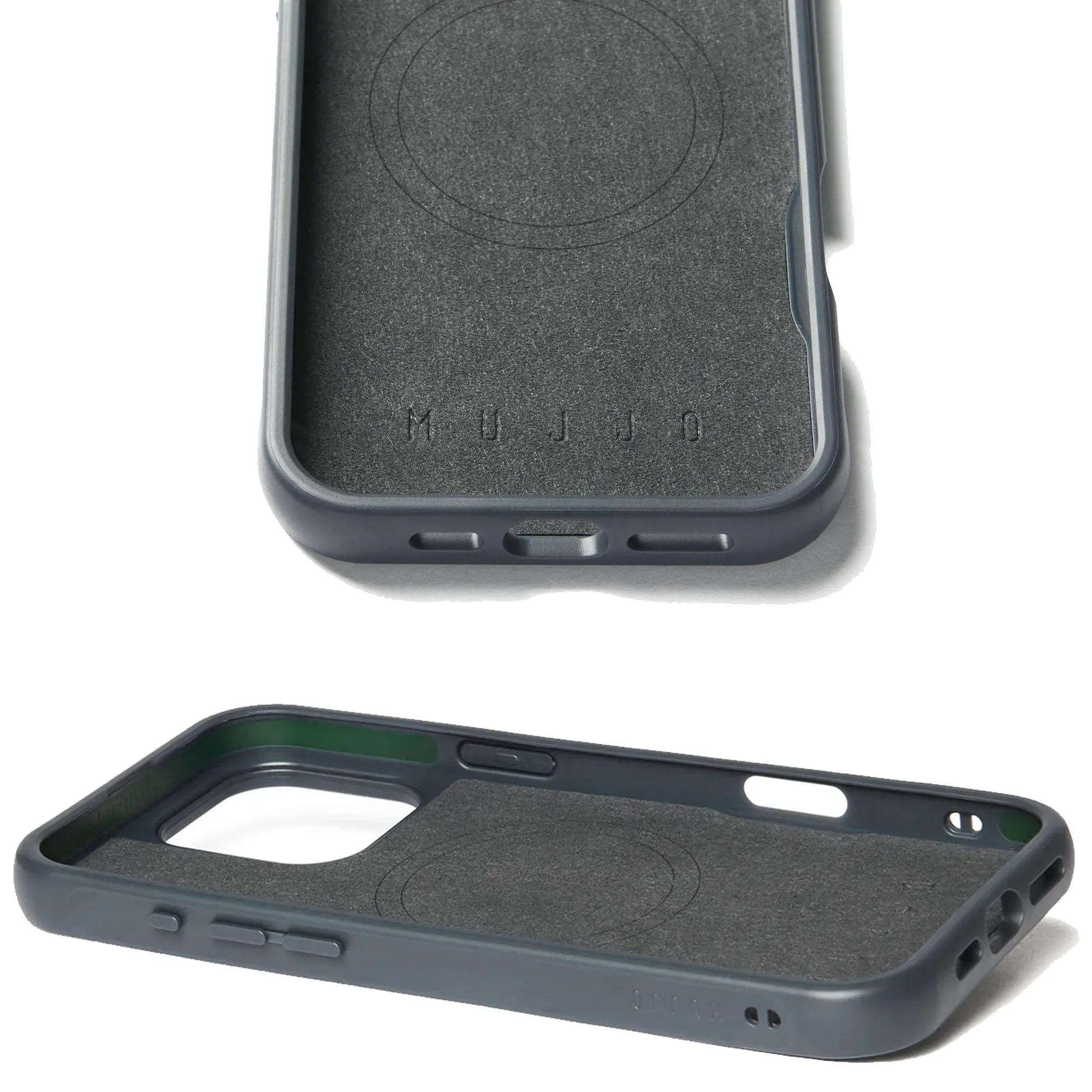 MUJJO Shield Case for iPhone 16 Series - Full Leather Case with MagSafe