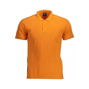 North Sails Orange Cotton Men Polo Shirt