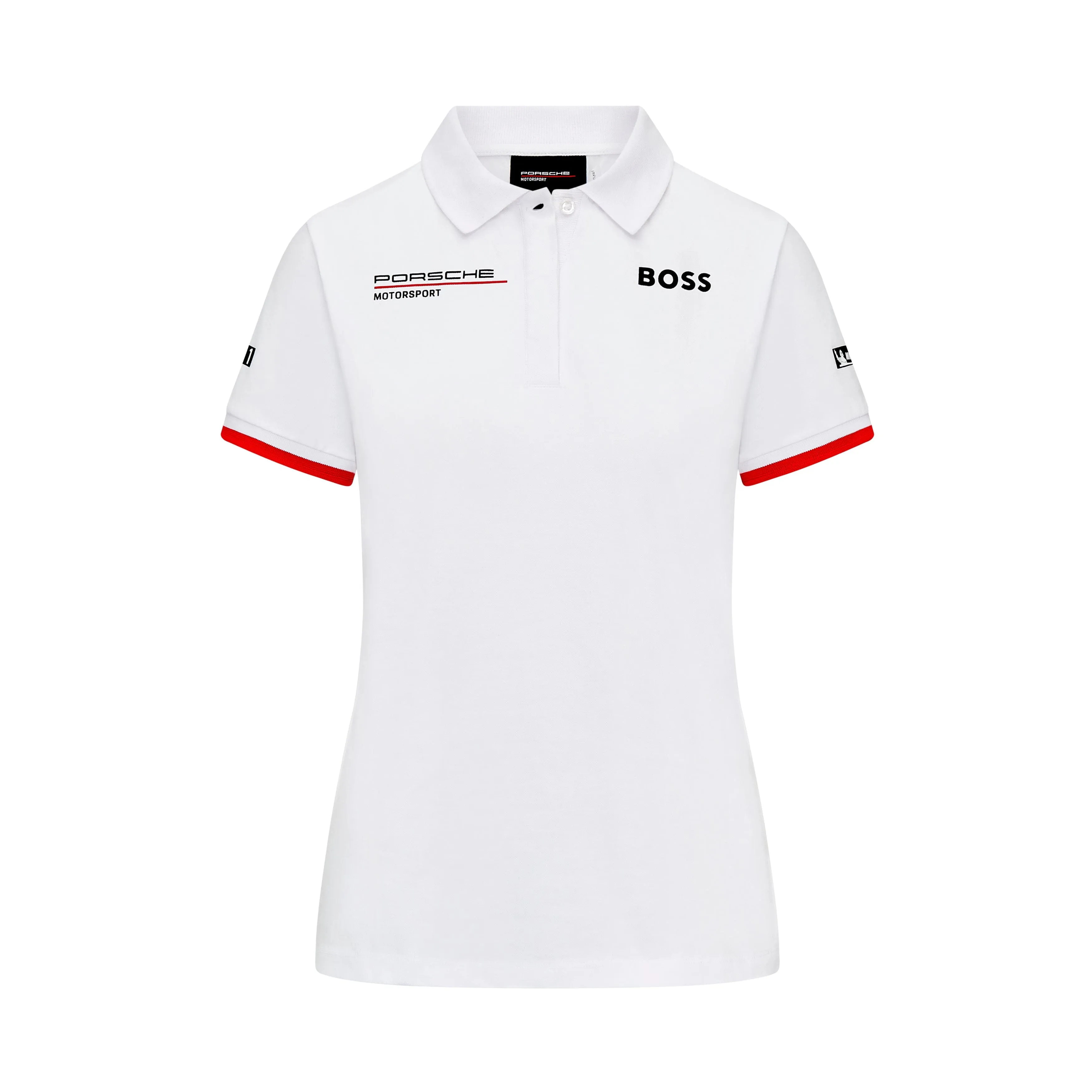 Porsche Motorsport Women's Team Polo Shirt - White/Black