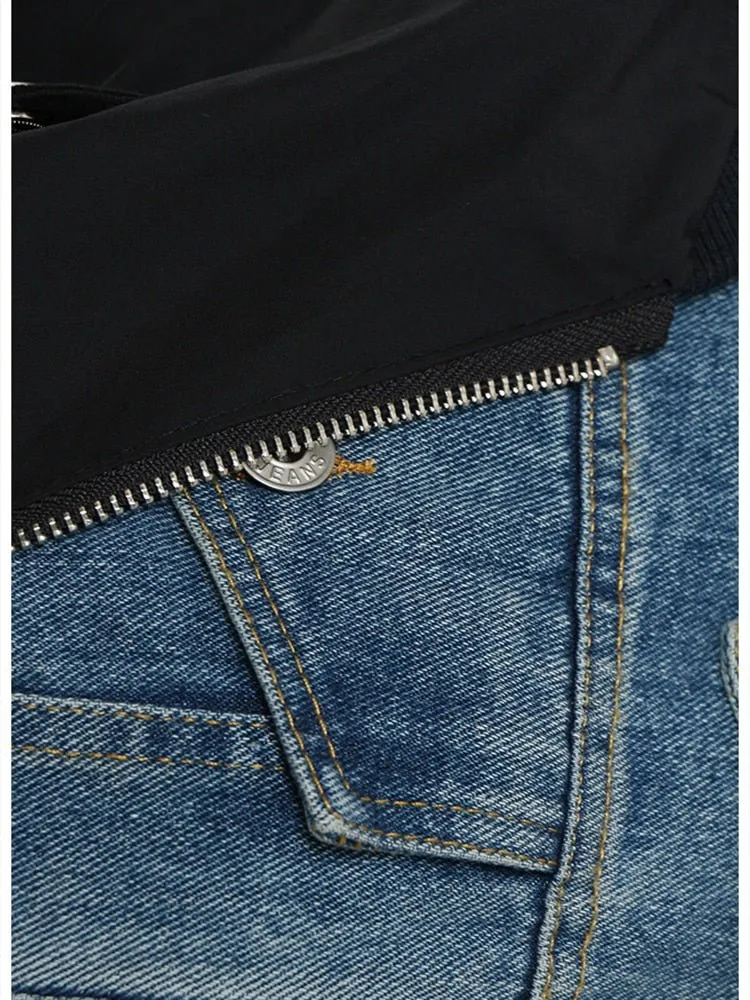Pre Order:  Denim Contrast Jacket