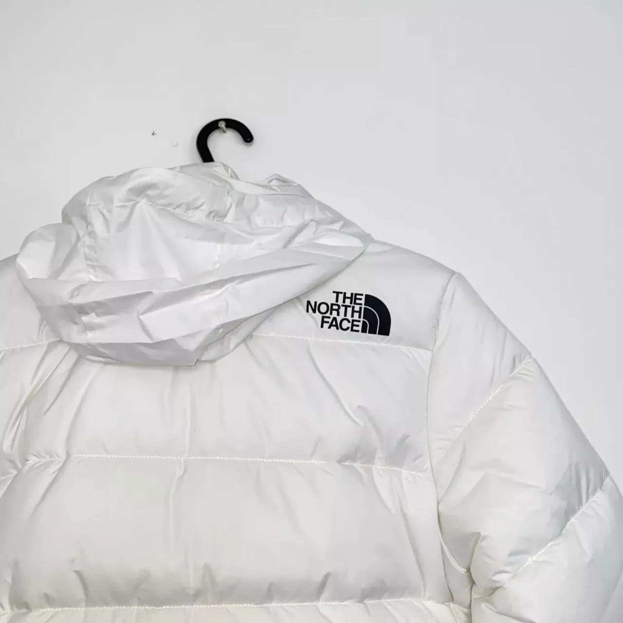 Preowned The North Face Womens Padded Puffer Jacket Size M White Outdoor TNF.