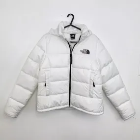 Preowned The North Face Womens Padded Puffer Jacket Size M White Outdoor TNF.