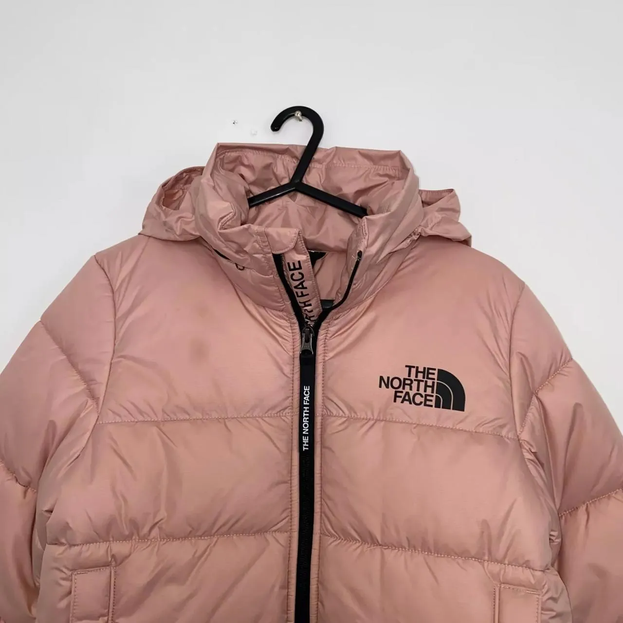 Preowned The North Face Womens Padded Puffer Jacket Size S Pink Outdoor TNF.