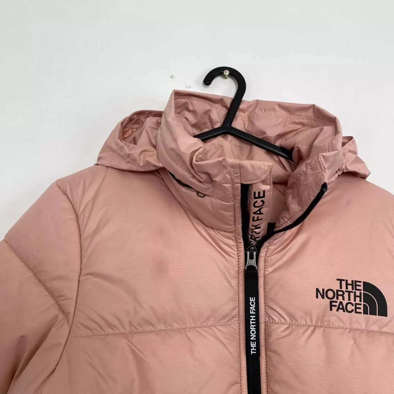 Preowned The North Face Womens Padded Puffer Jacket Size S Pink Outdoor TNF.