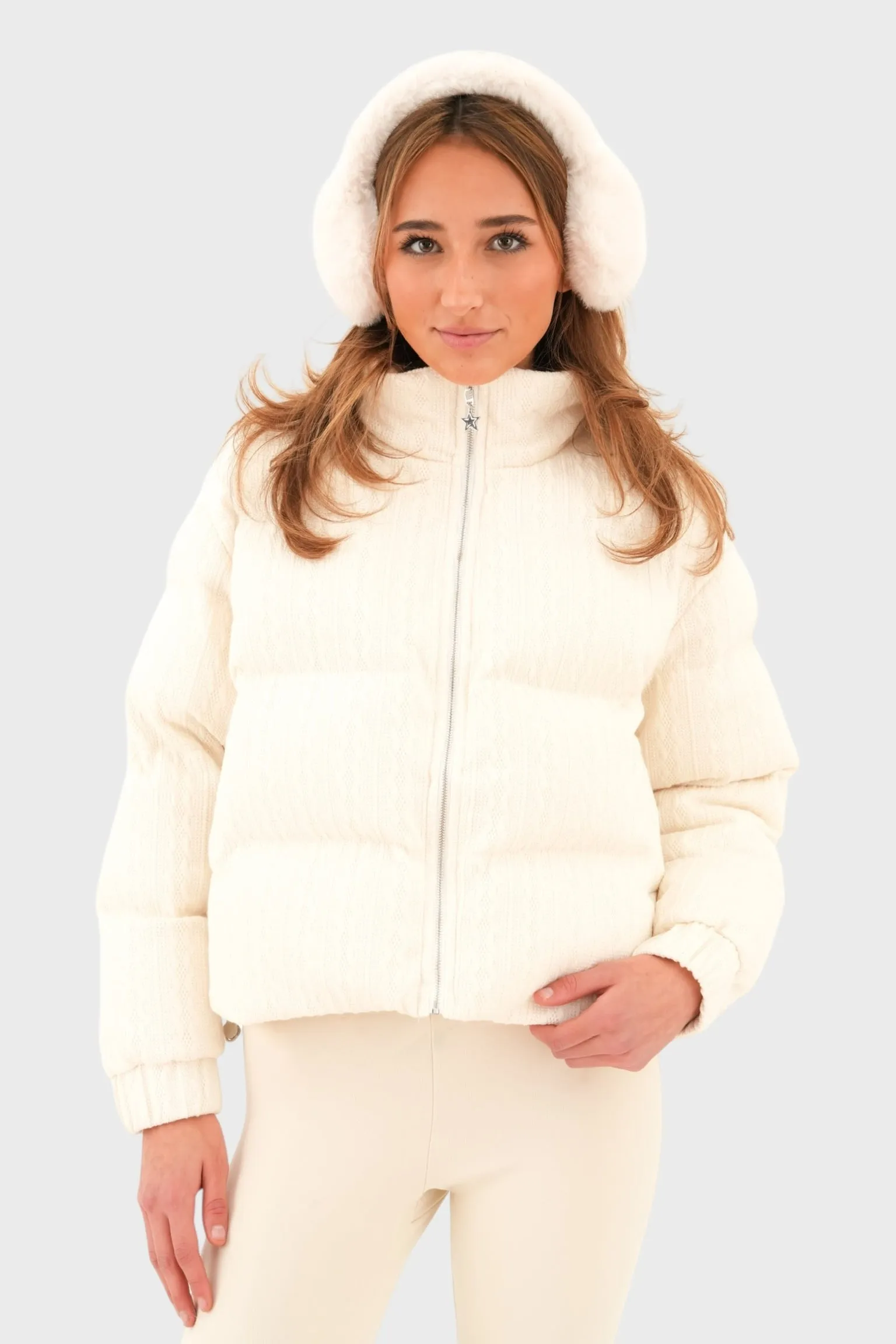 "Cozy" puffer white