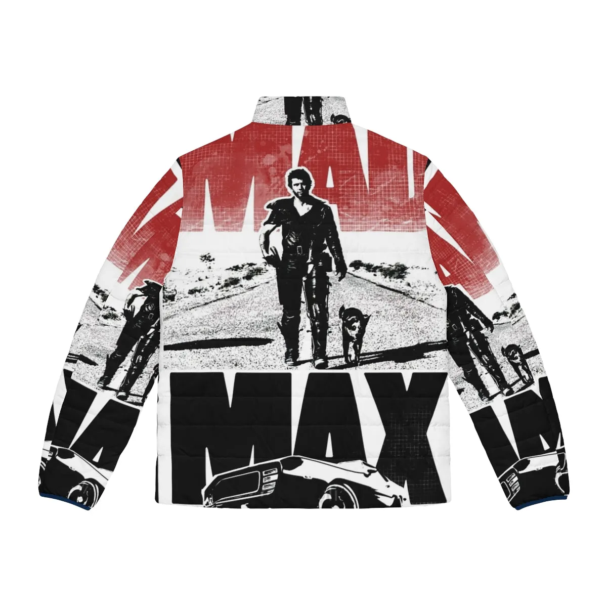 "Mad Max Fury Road Puffer Jacket - Dystopian Outerwear for the Apocalypse"