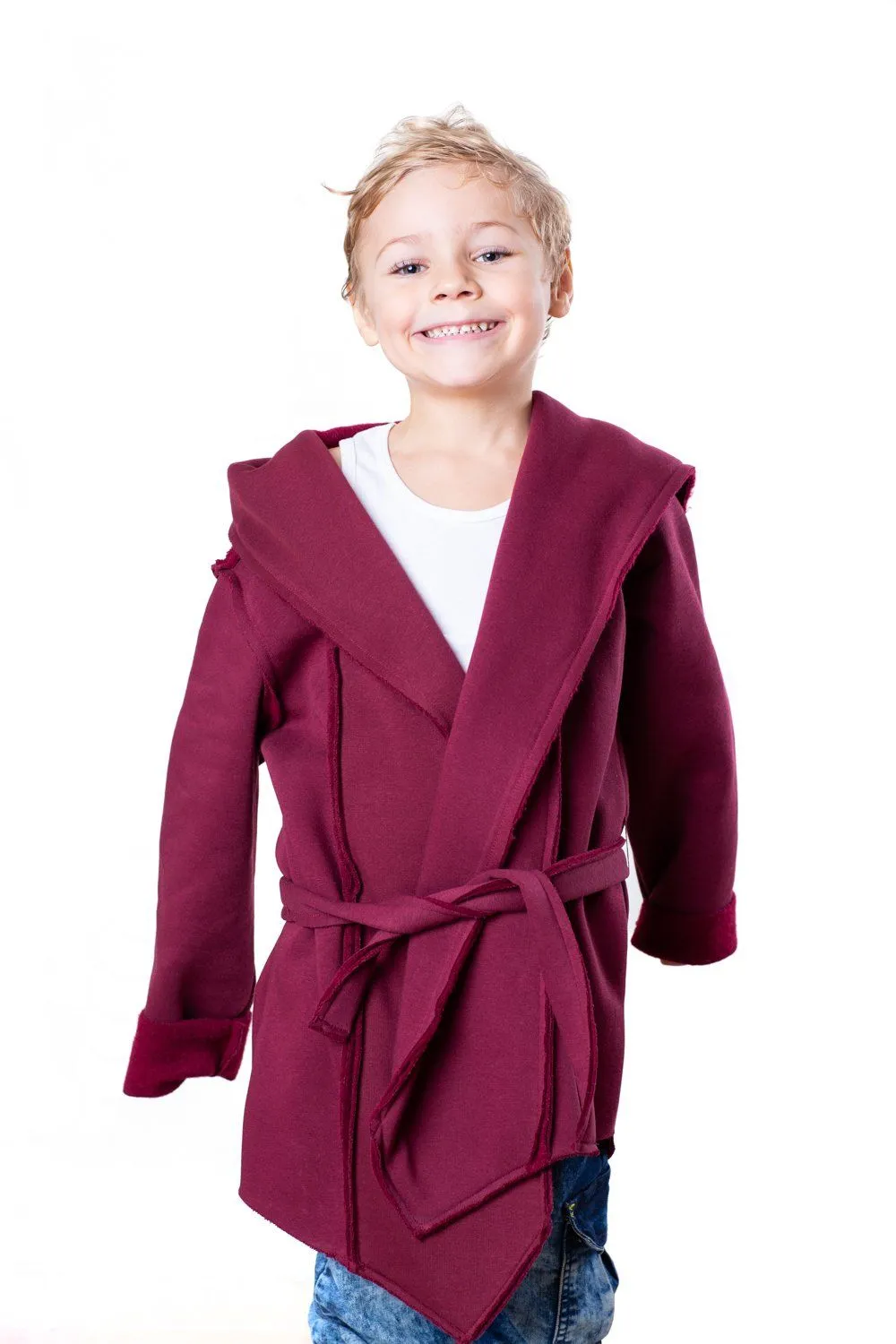 TheG Kids Designer Cardigan 2.1 // merlot