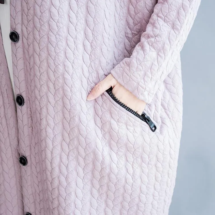 Vintage Pink Long Cardigan