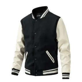 winter casual Men's Spring and Autumn New Baseball Collar Jacket