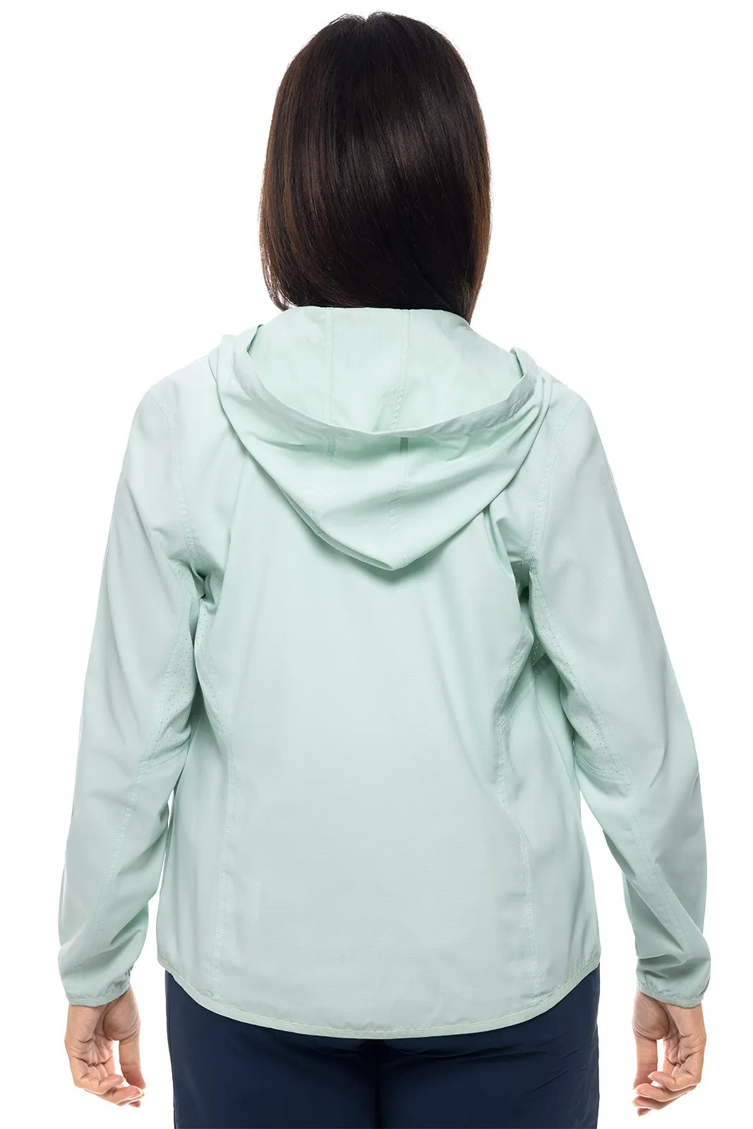 Women's Arcadian Packable Sunblock Jacket  |  Misty Aqua