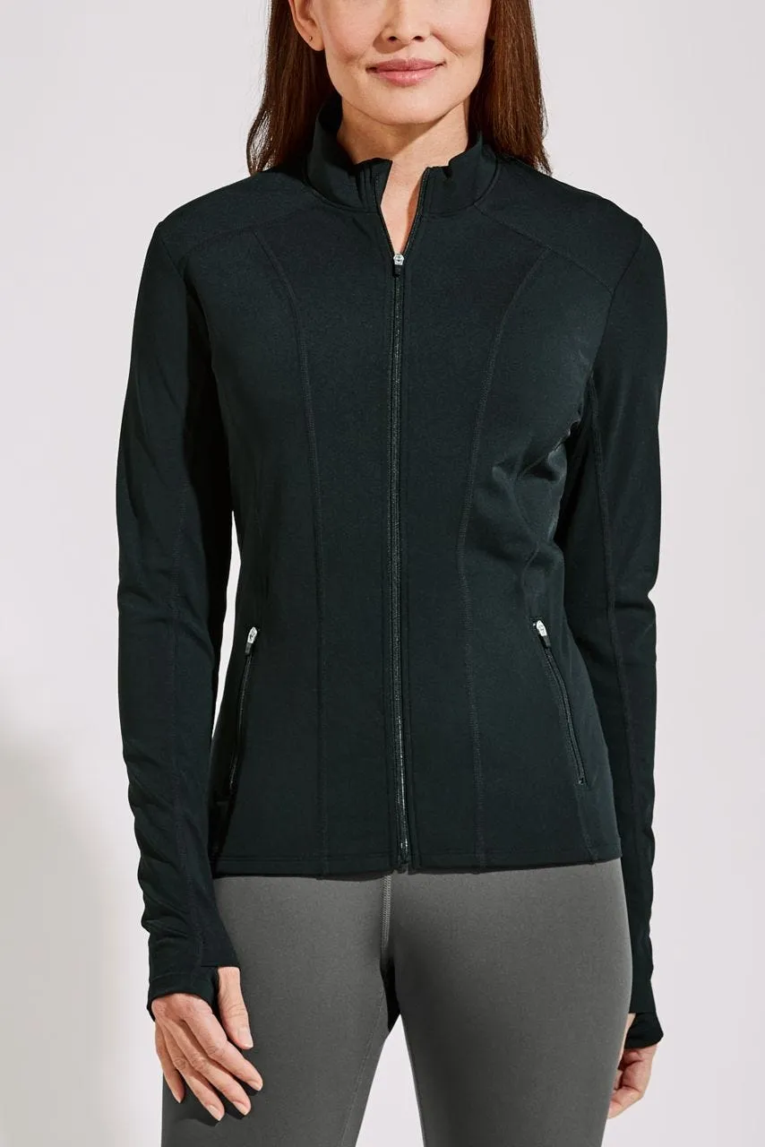 Women's Malawi Swim Jacket  |  Black