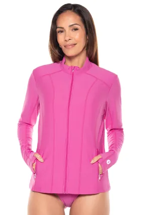 Women's Malawi Swim Jacket  |  Magnolia Pink