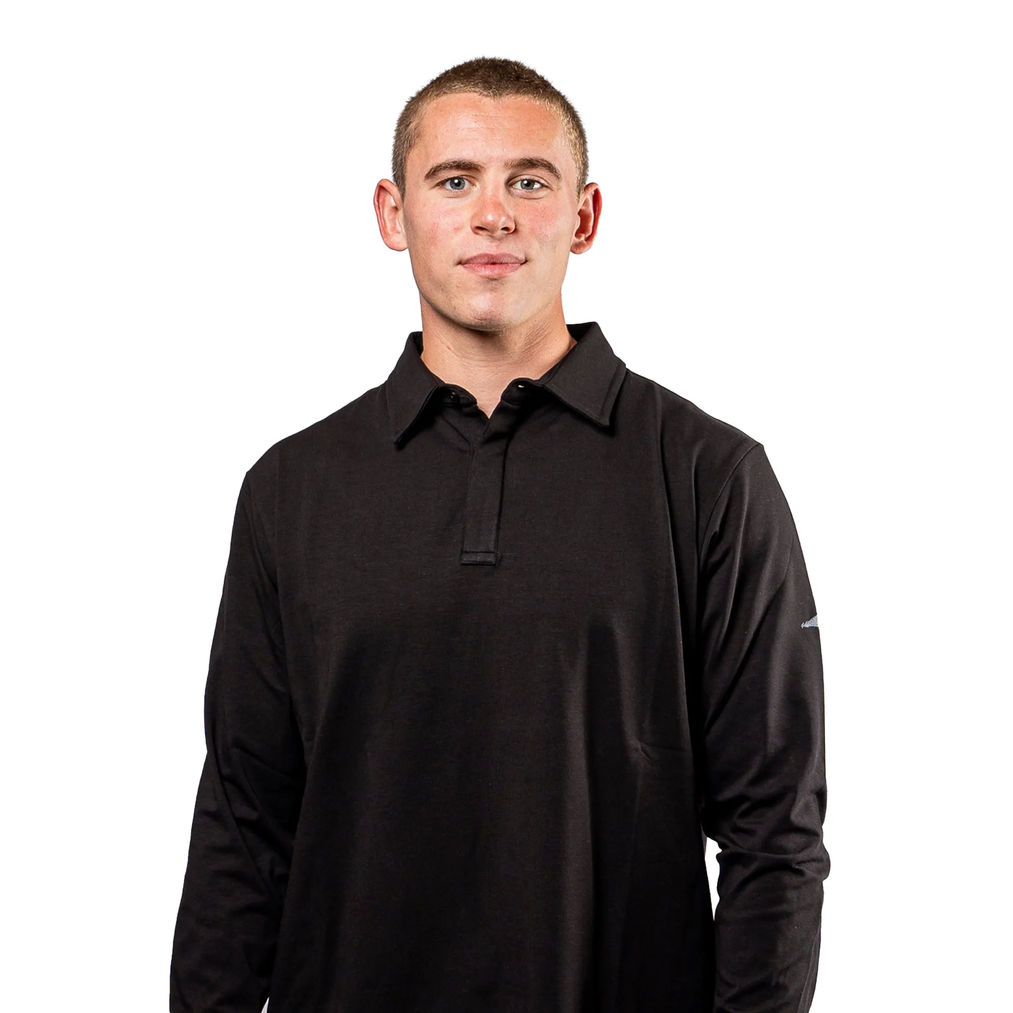 Youth Button Cuff Long Sleeve Polo